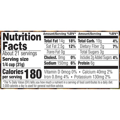 Southern Style Nuts Honey Roasted Hunter Bulk Trail Mix,23 oz,Honey Roasted Sesame Sticks & Peanuts,Sunflower Kernels,Almonds,Cashews & Pepitas,Mixed Nuts,Snacks for Adults-& Kids,(Pack of 2)