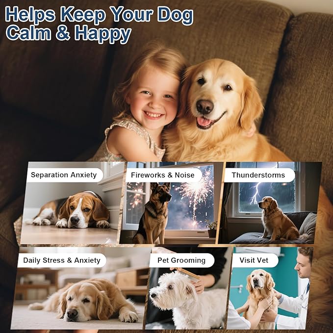 Calming Chews for Dogs Anxiety Relief, Dog Calming Chews-Anxiety and Stress Relief Treats Melatonin Bites Sleep Aid Calm Dog with Noise,Thunder,Barking,Separation(Chicken Flavor, 150 Chews)
