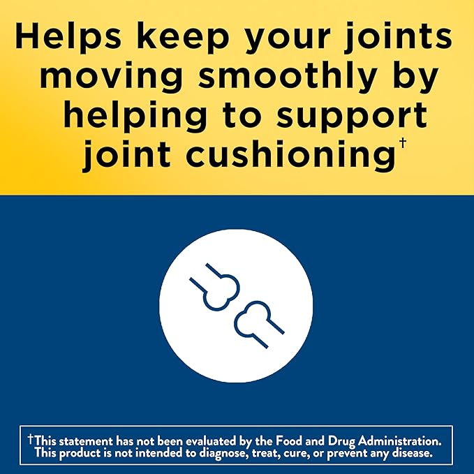 Nature Made Glucosamine Chondroitin Complex with MSM, Dietary MSM Glucosamine Chondroitin Supplement for Joint Support, 120 Caplets, 60 Day Supply