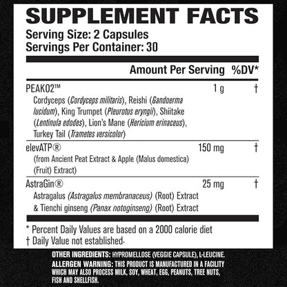Jacked Factory Build-XT Daily Muscle Builder & Performance Enhancer - Muscle Building Supplement for Muscular Strength & Growth | Trademarked Ingredients Peak02, ElevATP, & Astragin - 60 Veggie Pills
