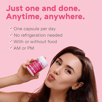 Complete Probiotics for Women - Vaginal, UT, Digestive & Immune Health - 60 Billion CFU, 16 Strains, Prebiotics and Probiotics for Women pH Balance Healthy Vaginal Odor - Once Daily