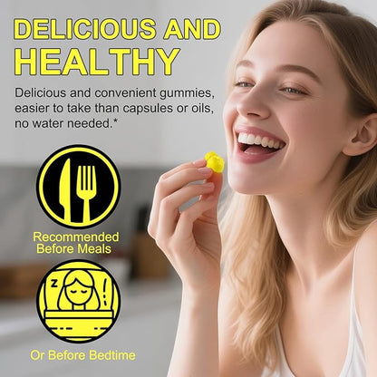 Black Seed Oil Gummies,Contains 500mg of Cold-Pressed Black Seed Oil,Promotes Digestion | Gluten Free | Non-GMO | Pectin Base,Hair Strength & Skin Hydration,90 Gummies