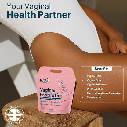Probiotics for Women Vaginal Health – 20 Billion CFU Vaginal Probiotics, pH Balance, Yeast & Odor Support, Women’s Flora & UTI Defense, 10 Strain Probiotic Blend, Non-GMO, Vegan – 60 Capsules