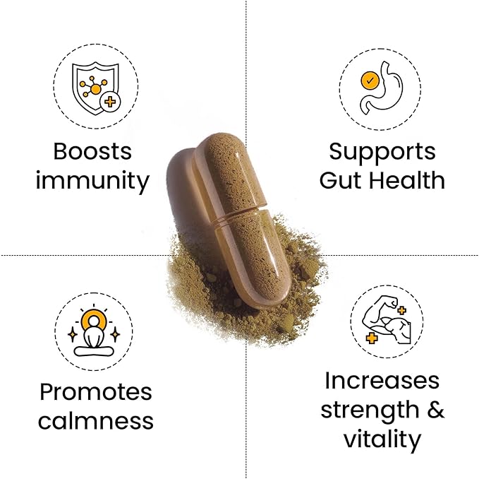 3000mg Iris Sea Moss, 2000mg Black Seed Oil, 1000mg Ashwagandha, 1000mg Burdrock Root, 1000 mg Bladderwrack with Black Pepper & Vitamin C |Vitality & Energy Support | All-in-one supplement| Pack of 2