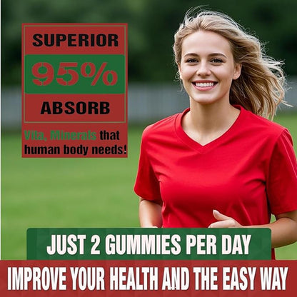 High Absorption Calcium Magnesium Zinc Gummies, Sugar Free Calcium Magnesium Zinc Supplement with D3 | Bone & Teeth Strength | Muscle & Nerve Function | Vegan | Raspberry Flavor | 2 Pack