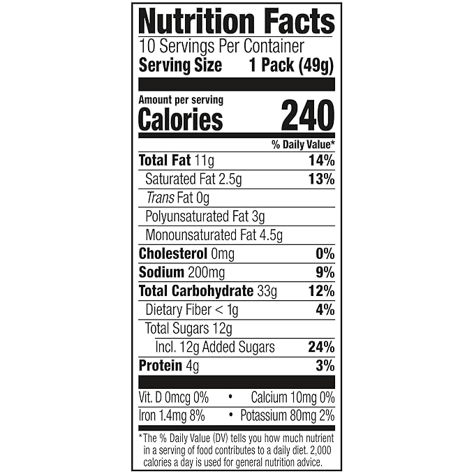 Lance Sandwich Cookies, Nekot Peanut Butter, 10 Individually Wrapped Packs, 6 Sandwiches Each