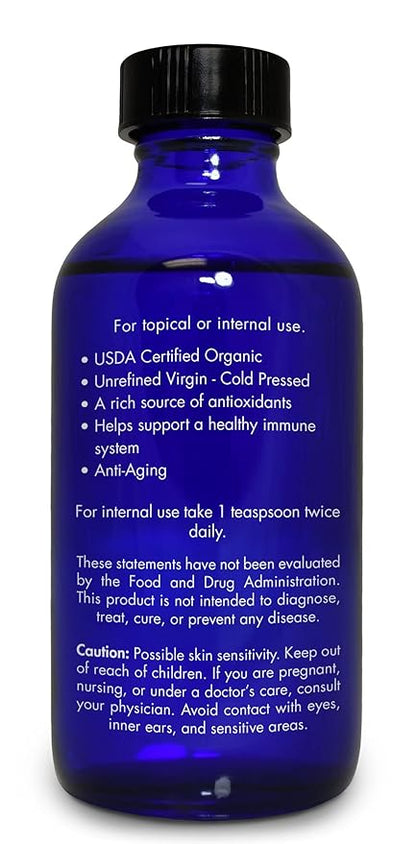 Organic, Black Seed Oil, Cold Pressed, for Hair, Face, Immune Support– 100% Pure, Black Seed Oil, by Zongle Therapeutics, 4 OZ