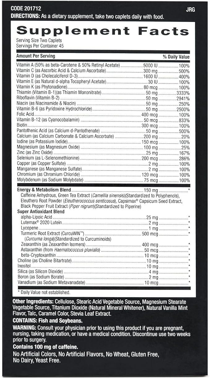 GNC Mega Men Energy & Metabolism Multivitamin | Increased Calorie Burning | 90 Count