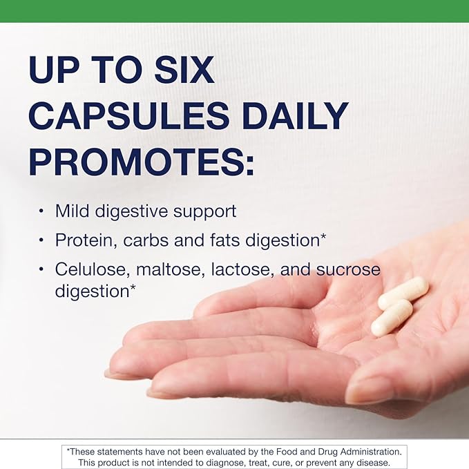 Metagenics SpectraZyme Enzyme Complex - Plant-Based Digestive Enzymes for Protein, Fat & Carbohydrate Breakdown - Supports Indigestion, Bloating & Colon Health* - Gluten-Free, Vegan - 180 Capsules
