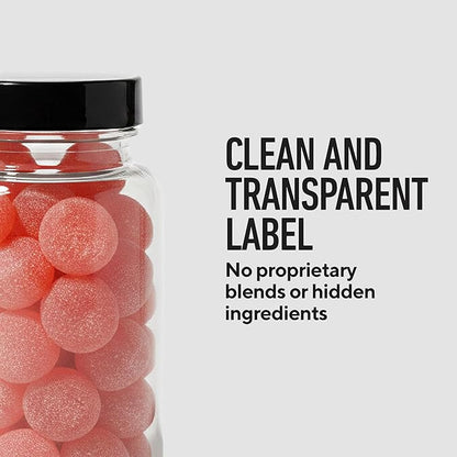 LEGION Creatine Monohydrate Gummies - Clean Creatine Chewables for Muscle Gain, Improving Endurance & Post Workout Recovery - Creatine Supplement for Maximum Absorption (Sour Peach)