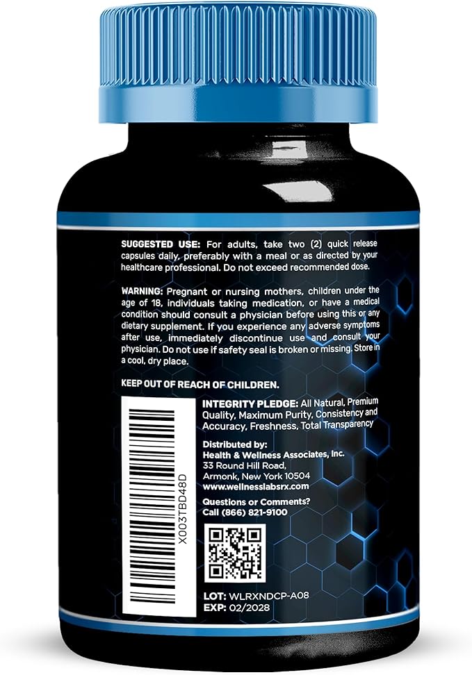 WELLNESS LABSRX Liposomal NAD Supplement, 1500mg - USA Made, NAD Resveratrol Supplement for Women and Men, NAD+ Support Cellular Health, Energy & Anti Aging - 6 Pack