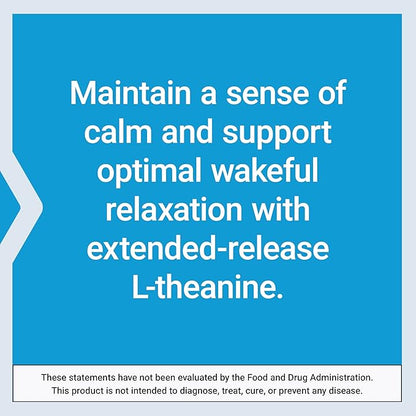 Life Extension Theanine XR™ Stress Relief – L-Theanine – Promotes a Calm Response to Daytime Stress – Non-GMO, Gluten-Free, Vegetarian – 30 Tablets