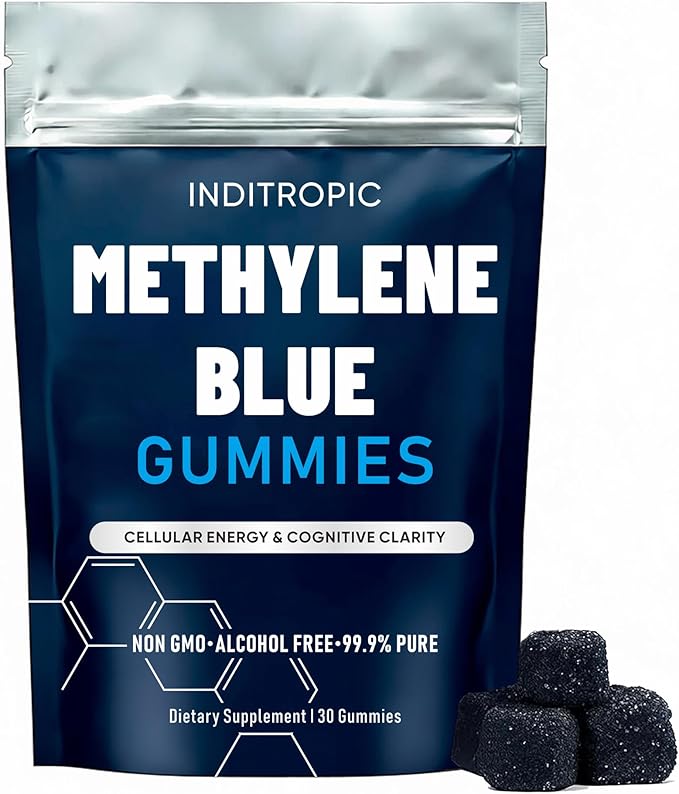 Methylene Blue Gummies, Cellular Energy & Cognitive Clarity, 30 Gummies (1 PC)
