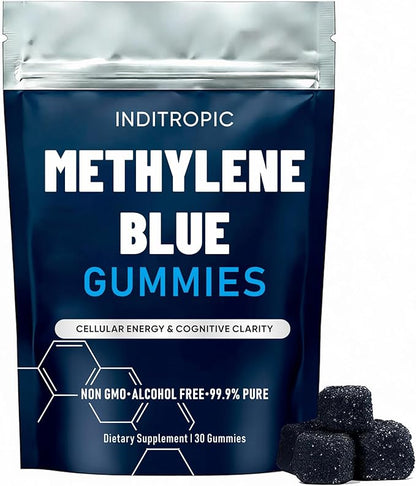Methylene Blue Gummies, Cellular Energy & Cognitive Clarity, 30 Gummies (1 PC)