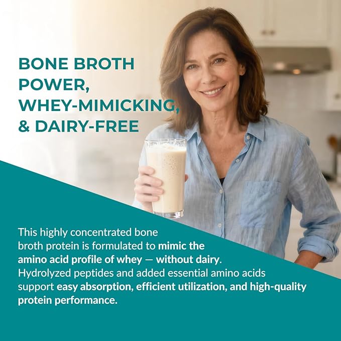 Reignite Wellness by JJ Virgin | Vanilla Paleo-Inspired All-in-One Shake | Gluten Free + Dairy Free Protein Powder | Contains 20G of Beef Protein with Vitamins, Minerals, Amino Acids | 30 Servings