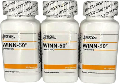 Winn-50-3 Month Supply - 270 Capsules - Dietary Supplement - Support Lean Physique and Improved Athleticism