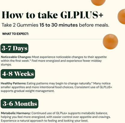 8-in-1 GLP-1 Supplement for Women and Men | Hunger & Metabolism Support Gummy with Akkermansia, Turmeric & Resveratrol, (Mango Pineapple Gummy)