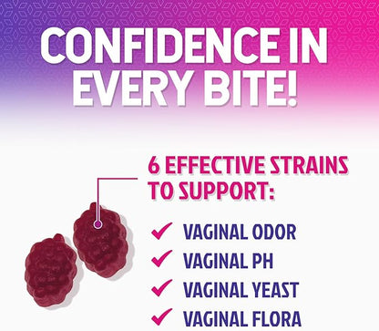 Nature's Nutrition Probiotics for Women Gummies with Cranberry - 6 Premium Strains for PH Balance, Digestive Health, Vaginal & Immune Support, Women's Probiotic Gummy for Feminine Health - 60 Gummies
