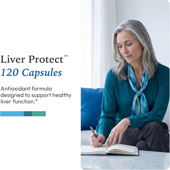 XYMOGEN Liver Protect - Supports Liver Health + Glutathione Production - Milk Thistle Extract, ALA Alpha-Lipoic Acid, N-Acetyl-L-Cysteine, Selenium L-Selenomethionine (120 Capsules)