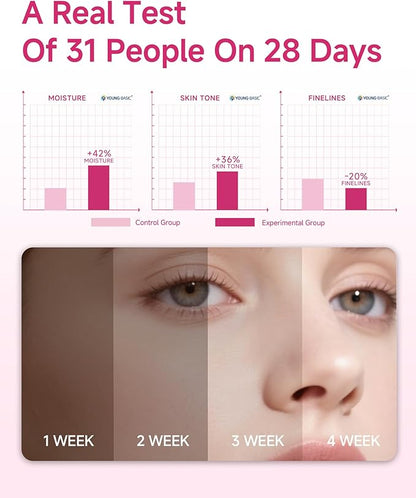 Ageless Beauty Marine Collagen Drink, Liquid Collagen from Franch with 5,000mg Hydrolyzed Collagen, Korean Collagen Tripeptide and Skipjack Elastin Peptide, Supports Skin, Less Wrinkles (2 Pack)