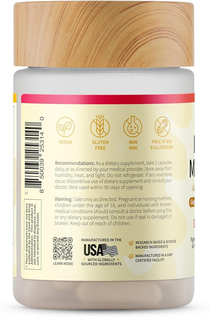 Snap Supplements Energy & Metabolism Herbal Complex for Fatigue, Stress Relief, Energy Booster & Better Mood, Energy Pills for Women & Men, 60 Capsules (30 Servings, 1 Month Supply)
