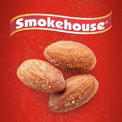 Blue Diamond Almonds Smokehouse Flavored Snack Nuts, 25 Oz Resealable Bag (Pack of 2)