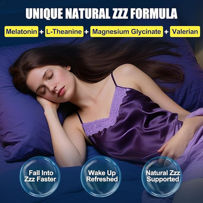 30mg Melatonin Gummies Supplement: Extra Strength Plus Magnesium Ashwagandha L-Theanine Chamomile Valerian GABA Vitamins B6 B12 D3 for Natural Zzz - Sugar Free for Nighttime Adults(120Count)