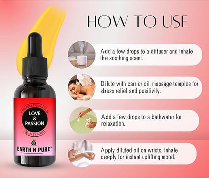 Earth N Pure Oil Blend for Love & Passion 50 ML