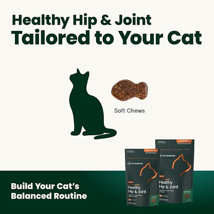 VetriScience Extra Strength Healthy Hip & Joint-Chews, GlycoFlex Glucosamine & Green-Lipped Mussel JointSupport Supplement, Promote Mobility & Soothe JointDiscomfort, Chicken,60 Count(Pack of 2)