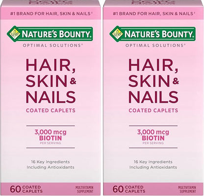Nature's Bounty Hair, Skin and Nails Formula, 60-Count