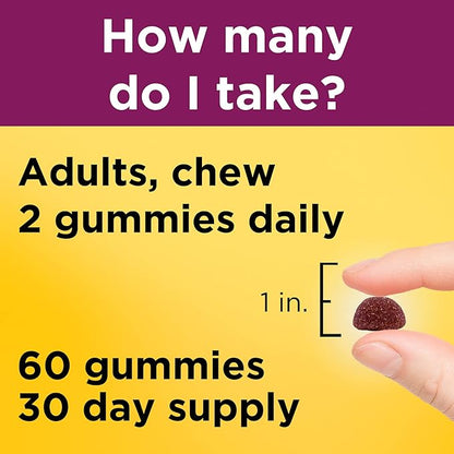 Nature Made Prenatal Gummies with DHA and Folic Acid, Prenatal Vitamins for Women for Daily Nutritional Support, 60 Gummies, 30 Day Supply,(Pack of 2)