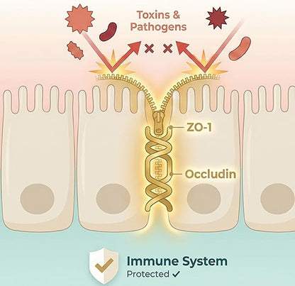 Gut Health - Gut Barrier Function, Epithelial Cell Growth, Immune Support, Enhances Nutrient Absorption, Microbiome Balance (HMO 3'-SL) (1 Pack)