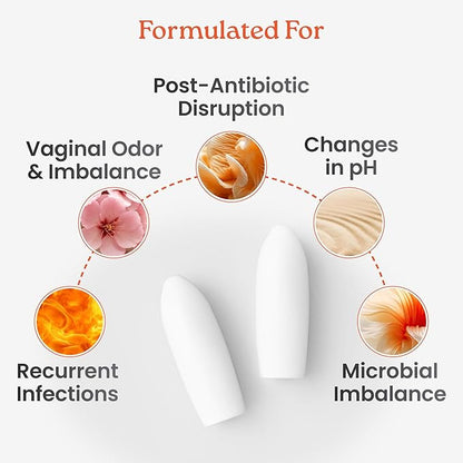 NewLife Naturals Vaginal Probiotic Suppositories 2 Billion CFU – Feminine pH Balance & Odor Support – Bacillus Coagulans + Prebiotic + Lactic Acid – Non GMO All Natural - 30 Day + Supply (14 Inserts)