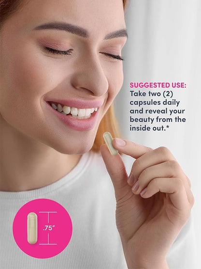NeoCell Hyaluronic Acid Capsules | 60 Pills | 100mg | Advanced Formula Supplement | Skin Hydration & Suppleness