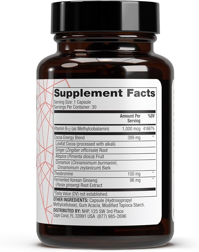 Dr. Mercola Pure Power Energy Boost, 30 Servings (30 Capsules), Ginseng + B12, Dietary Supplement, Boosts Physical & Mental Energy, Non-GMO (Pack of 2)