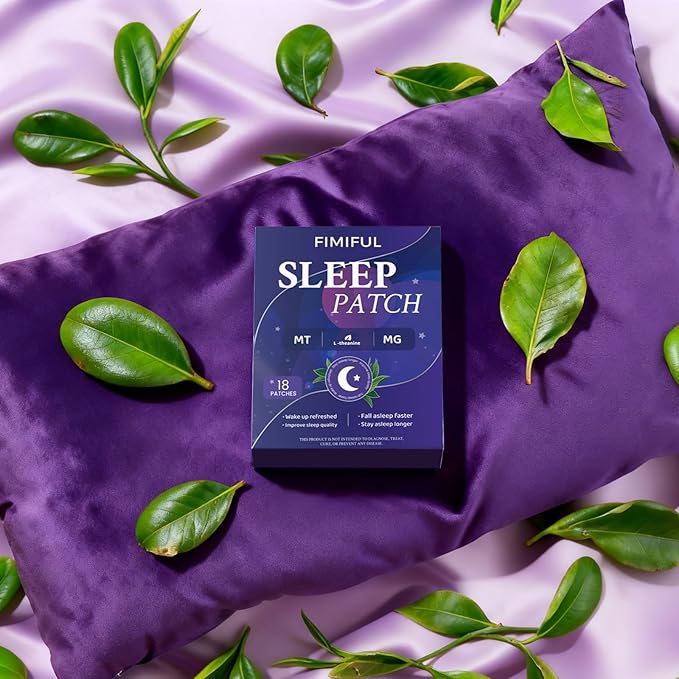 Sleep Patches,Melatonin Patch for Adults, Microdart Sleep Patch with Magnesium Glycinate L-Theanine Sleep Support Supplement Long-Lasting Night, Relax & Wake Up Refreshed for Men & Women-18 Pack