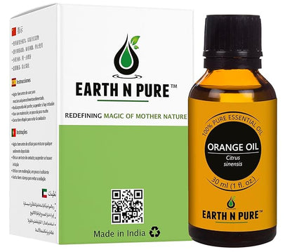 Earth N Pure Orange Essential Oil Natural and Therapeutic Grade 30 ml