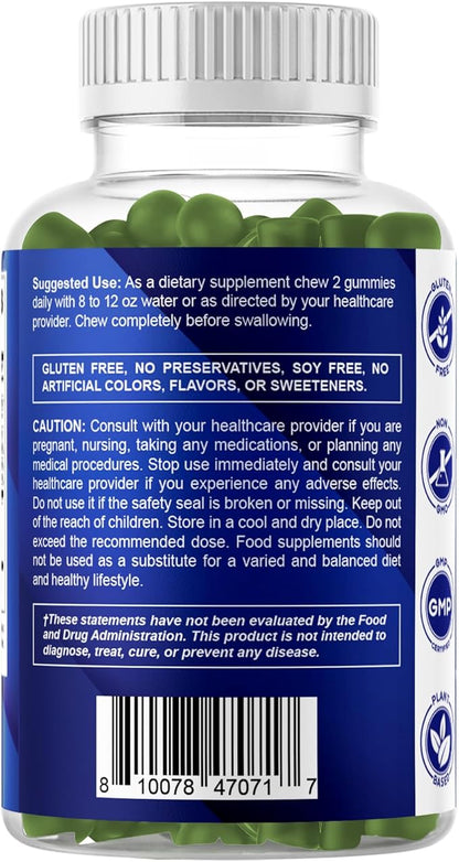 Vitamatic Ashwagandha 30:1 Extract 50 mg per Serving – Concentrated Ashwagandha Root Extract with Withanolides – Vegan Herbal Supplement – Non-GMO, Gluten Free – 60 Gummies