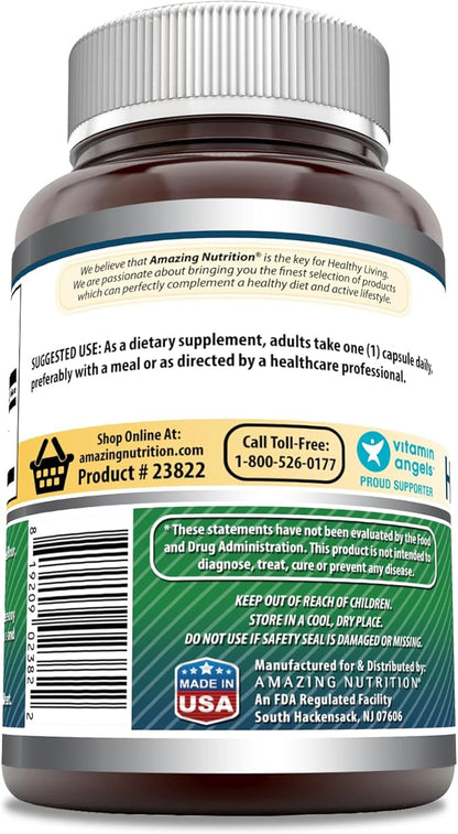 Amazing Formulas Hyaluronic Acid 100 Mg Supplement | Capsules | Non-GMO | Gluten-Free | Made in USA (1 Pack, 360 Count)