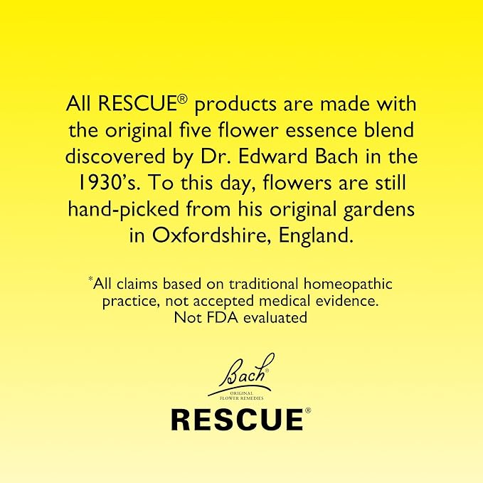Bach RESCUE PASTILLES, Watermelon Flavor, Stress Relief Lozenges, Homeopathic, Flower Essences, 35 Count