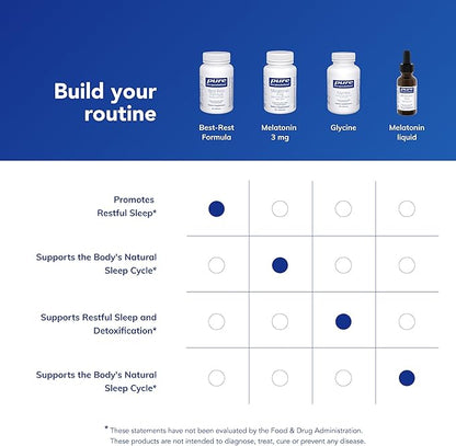Pure Encapsulations Best-Rest Formula - Supports Restful Sleep - for Relaxation - Restful Sleep Supplement - Non-GMO & Vegan - 60 Capsules