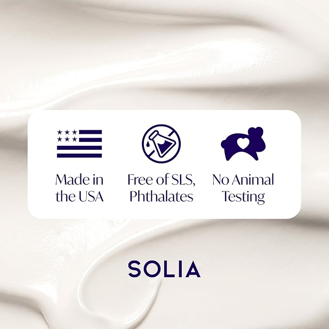 Solia Magnesium Sleep Cream, USA-Made Topical Magnesium Lotion for Sleep, Lavender Lotion for Feet, Nighttime Mag Oil Body Butter, Foot Cream, Relaxing Rub for Muscles, 4oz