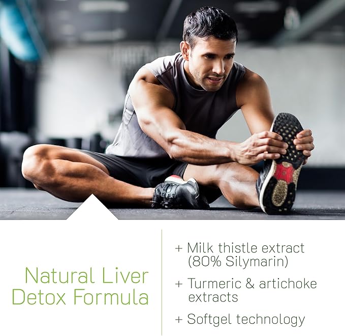Irwin Naturals Milk Thistle Liver Detox - 60 Liquid Softgels - Supports Liver Health with Dandelion, Artichoke, Turmeric & Green Beet Root