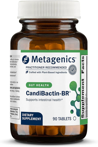 Metagenics CandiBactin‑BR - Concentrated Berberine for Intestinal Support* - 400 mg Berberine HCl per Serving with Oregon Grape & Coptis Root* - Supports Gut Health & Microbial Balance* - 90 Tablets