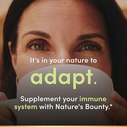 Nature's Bounty Elderberry Gummies, Dietary Supplement, Supports Immune Health, Contains Vitamin A, C, D, E and Zinc, 100 mg, 120 Gummies