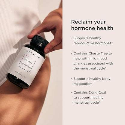 JSHealth Hormone Balance for Women. PMS Support with Vitamins B3, B6, Magnesium. Premenstrual Tension Relief. Nutritionist-Formulated, Vegan (60 Tablets)