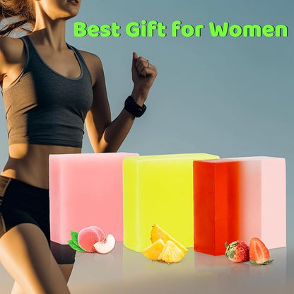 3 Pack Organic Handmade Yoni Soap Bars For Women Ph Balance, Feminine Vaginal Wash V Cleansing Bar Soap for Women, All Natural Soap Bar with Bubble Foam Net, Yoni Wash Away Odor (P+P+S)