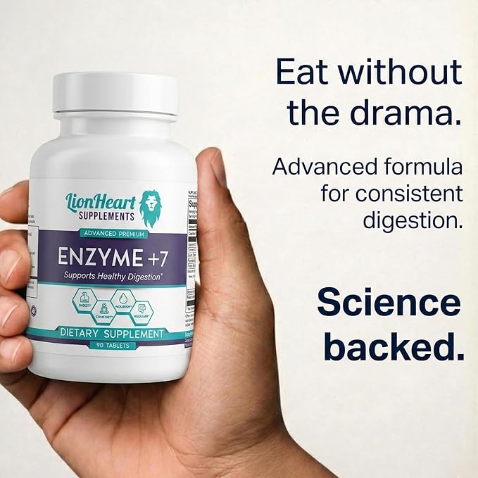 Digestive Enzymes Supplement with Ox Bile Salts 30mg - Betaine HCl 100mg - Supports Digestion, Gas & Bloating - Gallbladder Support (No Gallbladder) - Doctor Formulated - For Men & Women - 90 Tablet
