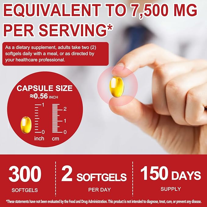 Garlic Softgels 300 Count 2Pack – Odor-Controlled Garlic Supplement – Traditional Herbal Support – Easy to Swallow Softgel Capsules – Non-GMO, Gluten Free