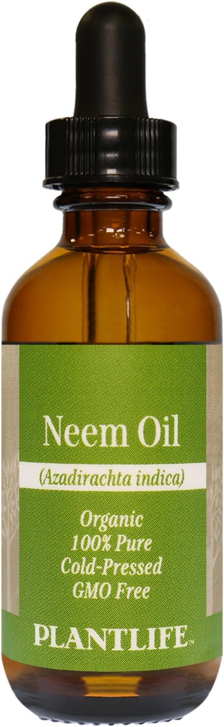 Plantlife Neem Carrier Oil - Cold Pressed, Non-GMO, and Gluten Free Carrier Oils - for Skin, Hair, and Personal Care - 2 oz